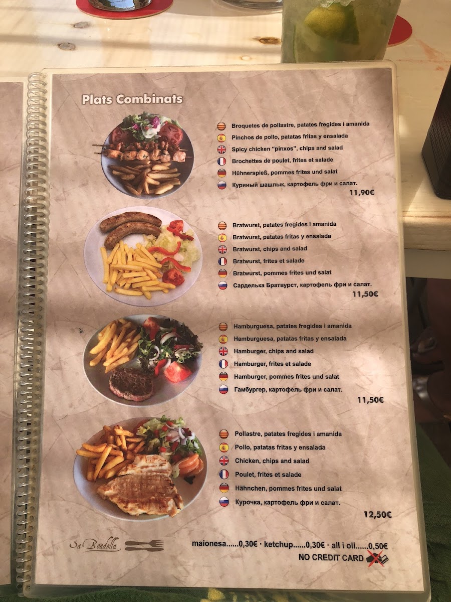 Menu Guingueta Sa Boadella-10