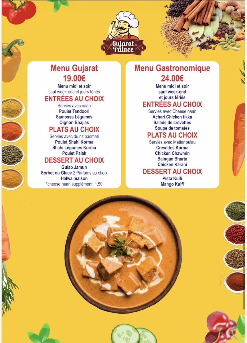 Menu Gujarat Palace Restaurant Indien-5