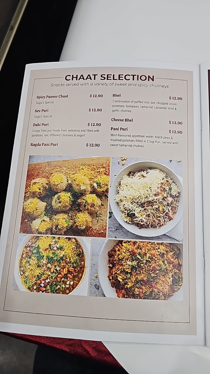 Menu Gujju's Cafe & Chat House-1