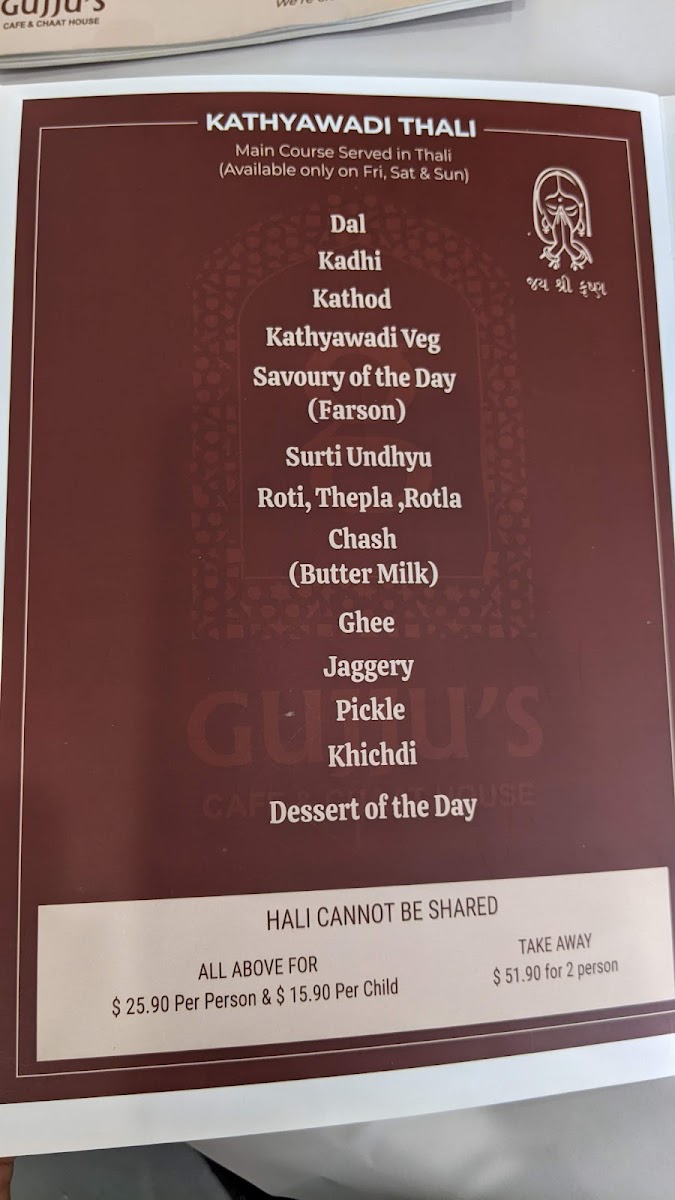 Menu Gujju's Cafe & Chat House-9