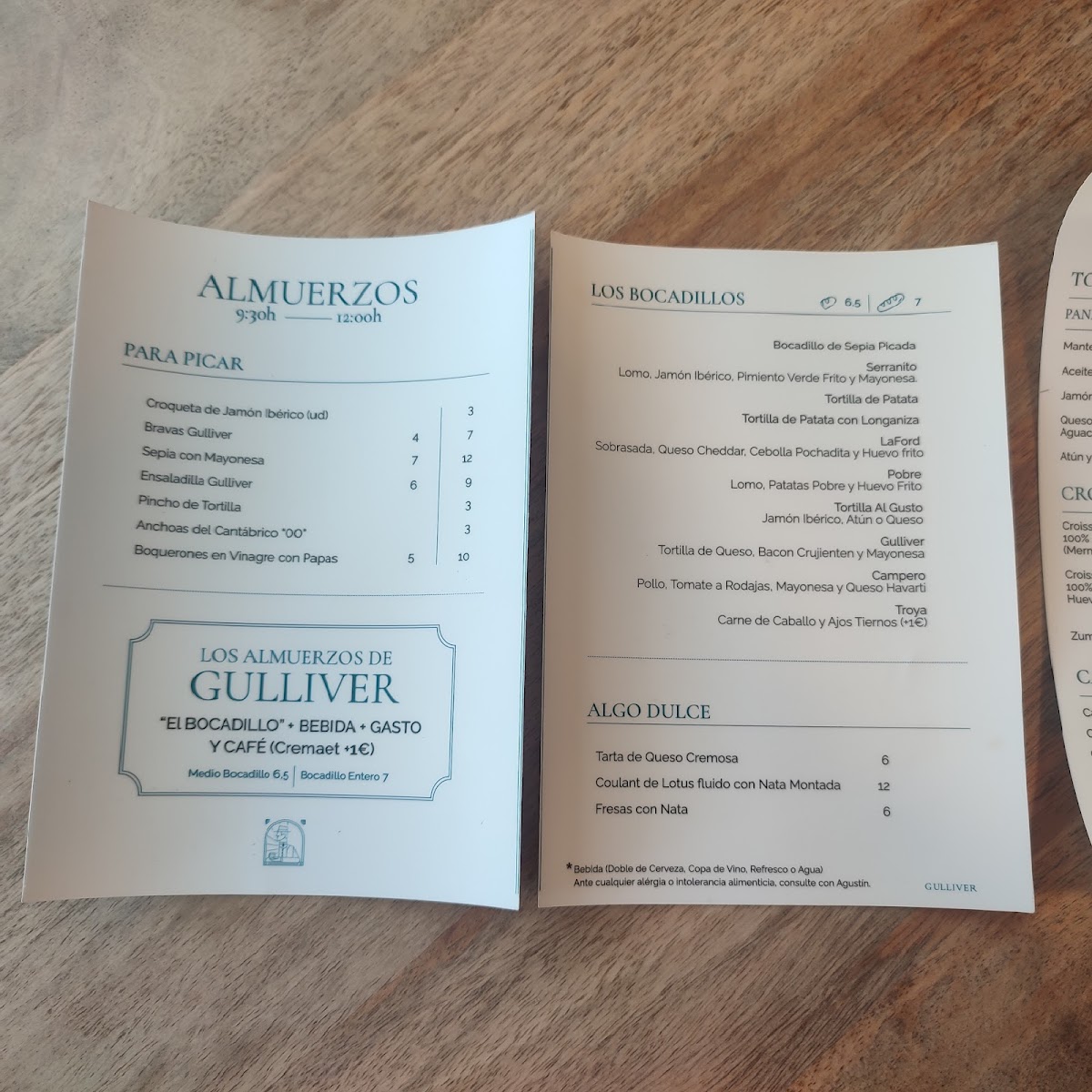 Menu Gulliver-8
