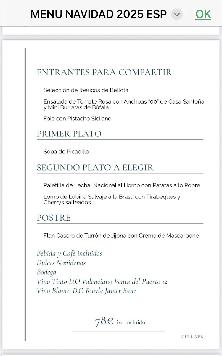 Menu Gulliver-9