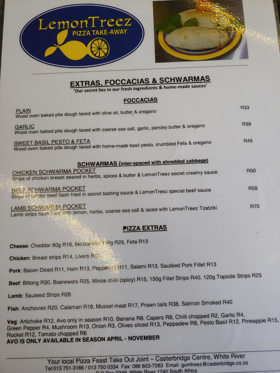 Menu Gumtreez Pub & Grill-4