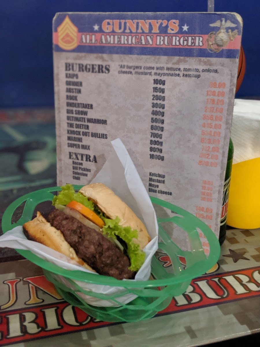 Menu Gunny's All American Burgerhouse-7