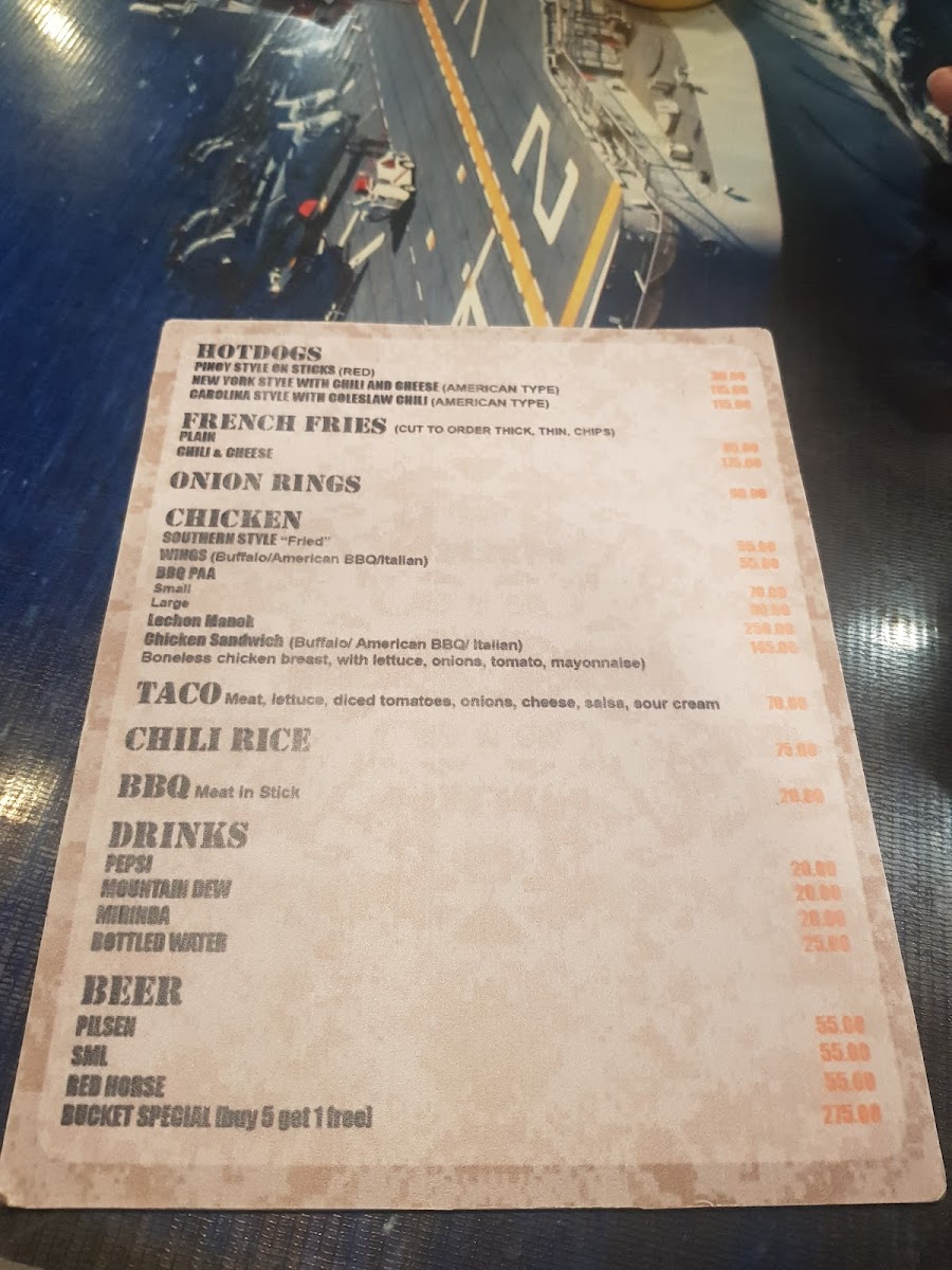 Menu Gunny's All American Burgerhouse-9
