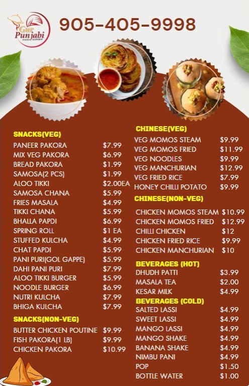 Menu Gur Punjabi Food Kornor-2