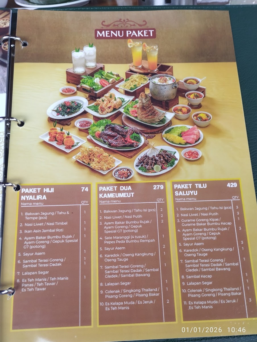 Menu Gurih 7 Bogor Indonesia-1