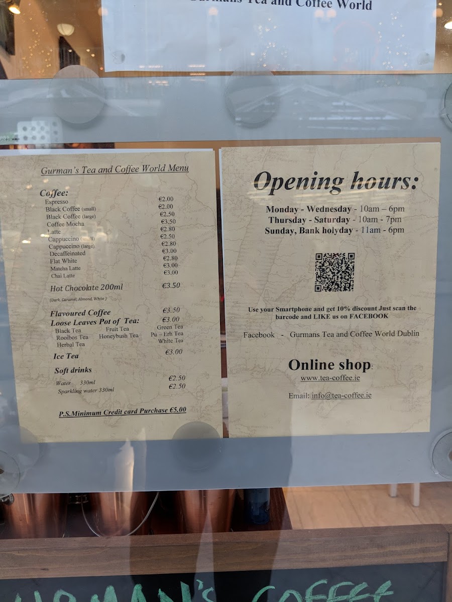 Menu Gurmans Tea And Coffee World-2