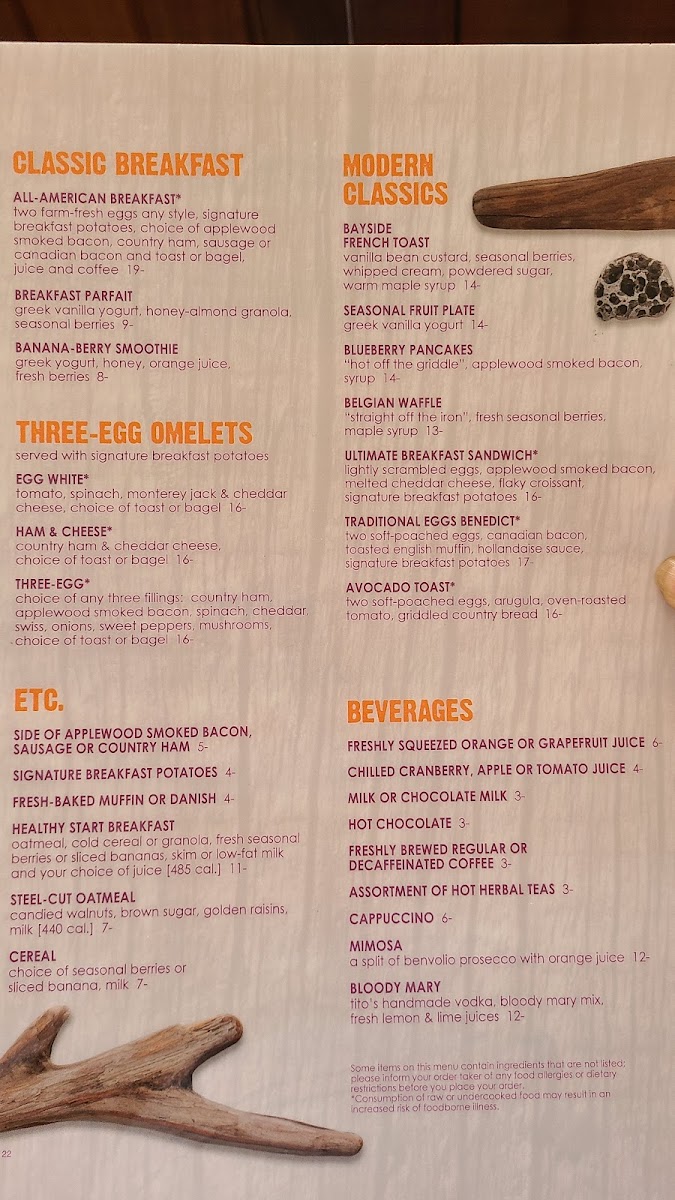 Menu Gus' Grille - Reefhouse Resort & Marina-2
