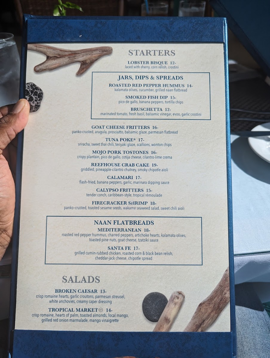 Menu Gus' Grille - Reefhouse Resort & Marina-5