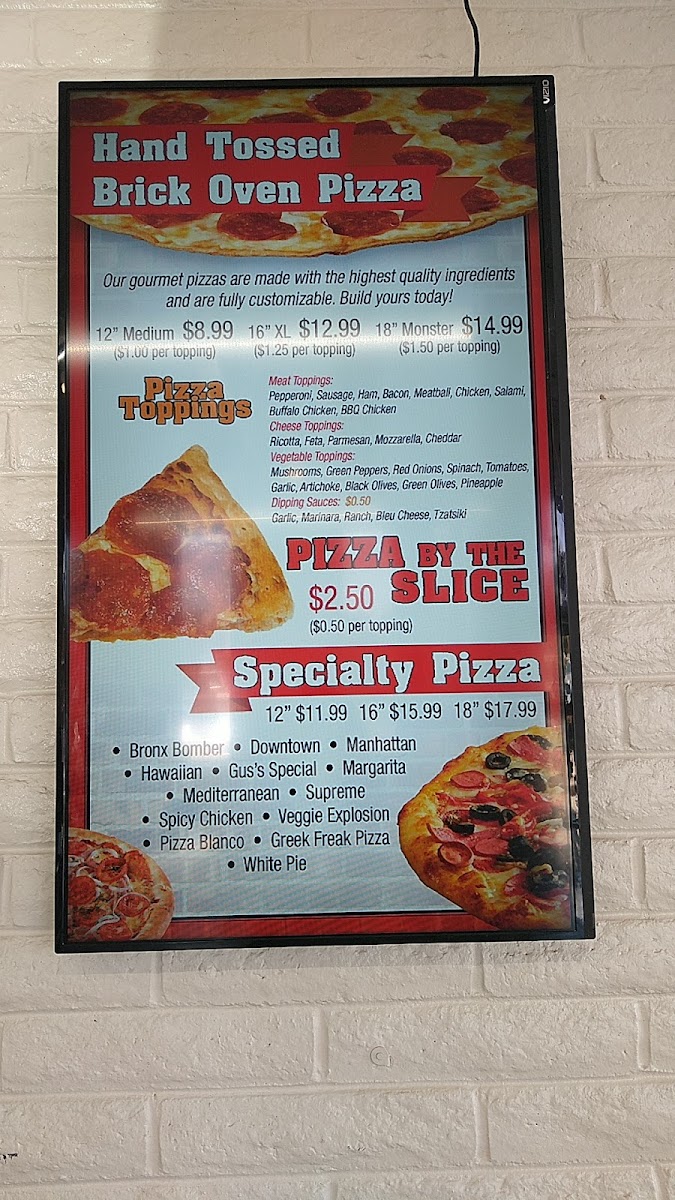 Menu Gus's New York Pizza-3