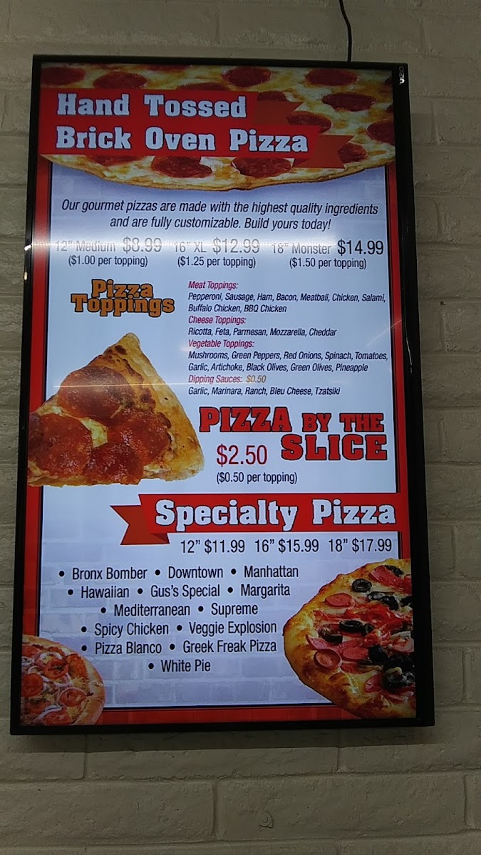 Menu Gus's New York Pizza-5