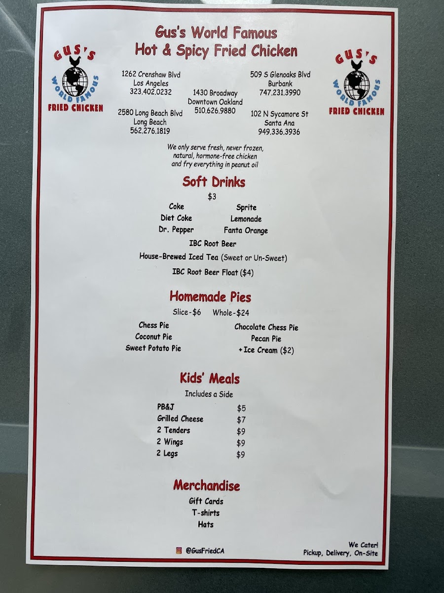 Menu Gus's World Famous Fried Chicken-5