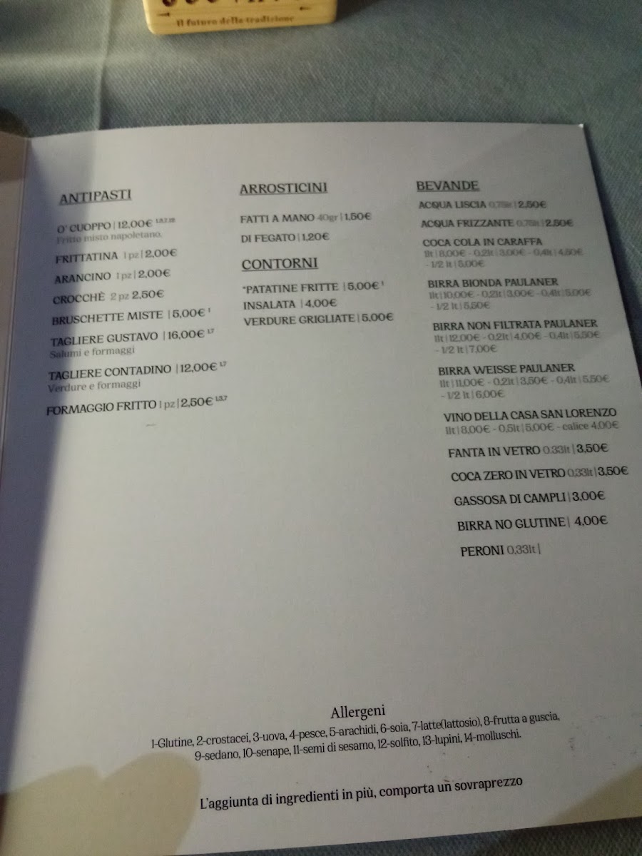 Menu Gustavo - Il Futuro Della Tradizione-7