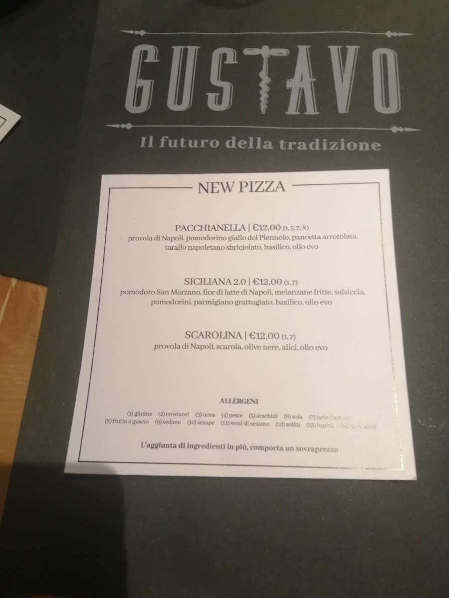 Menu Gustavo - Il Futuro Della Tradizione-8