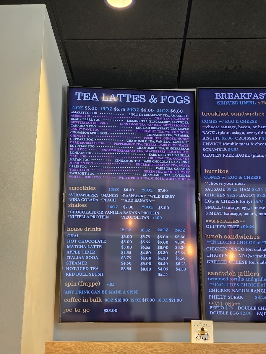 Menu Gusto Coffee Shop - Creekside-3