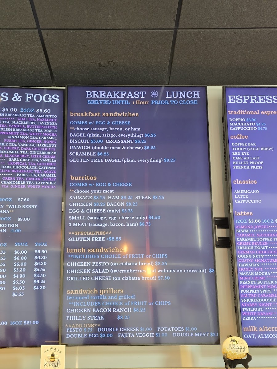 Menu Gusto Coffee Shop - Creekside-6
