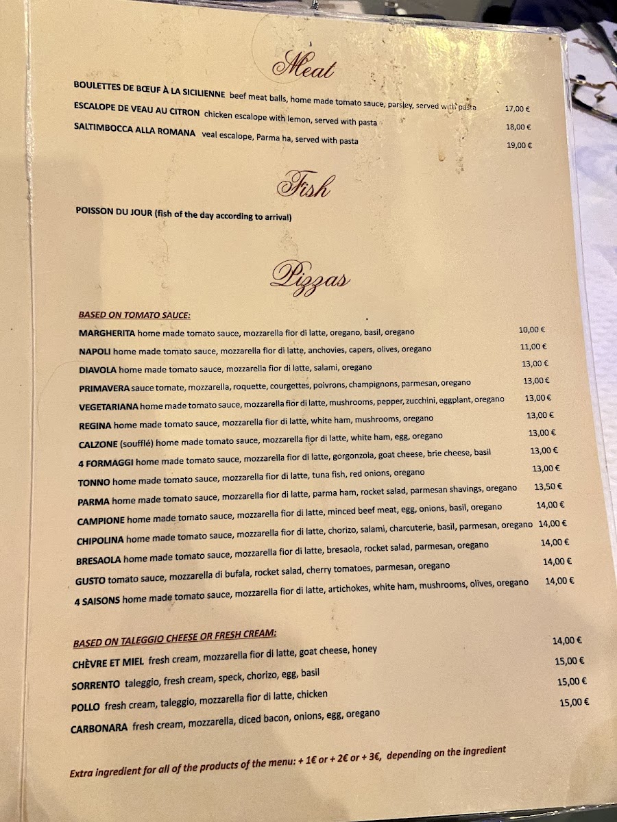 Menu Gusto Italia Amélie-2