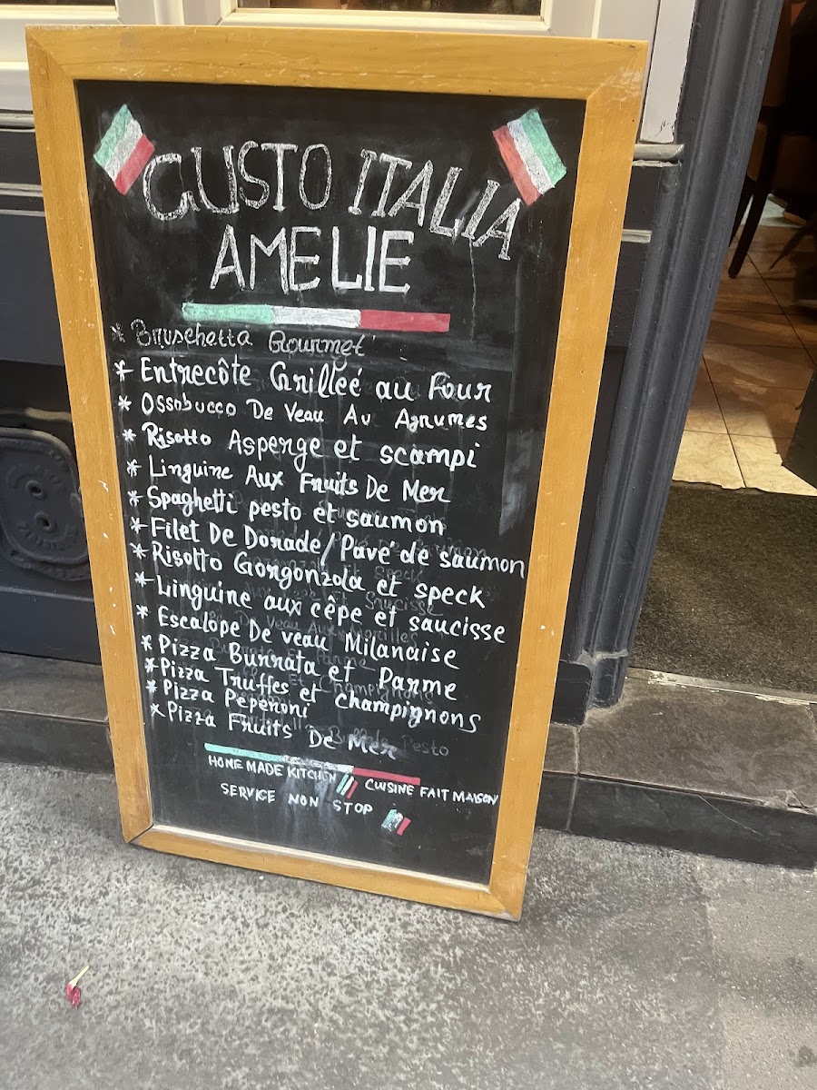Menu Gusto Italia Amélie-5
