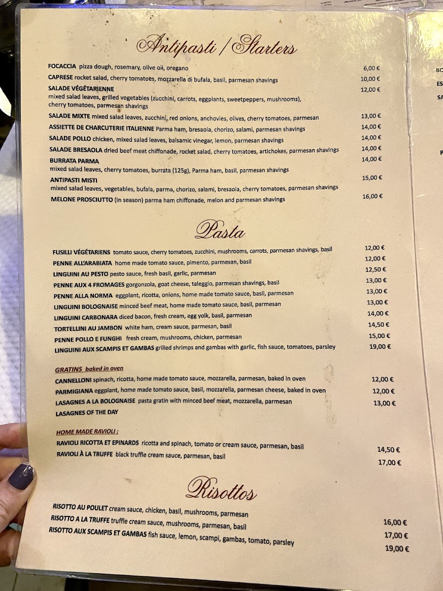 Menu Gusto Italia Amélie-6