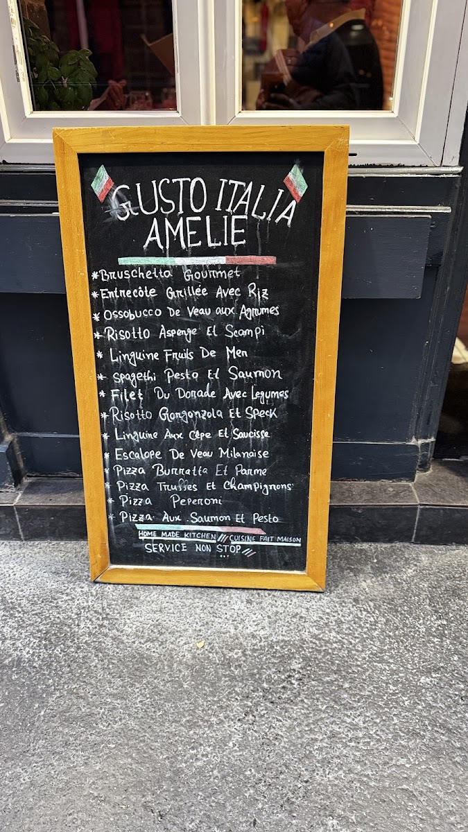 Menu Gusto Italia Amélie-9
