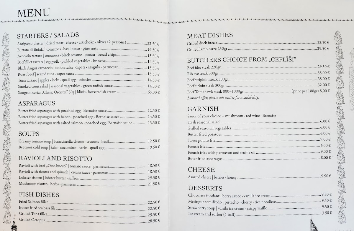 Menu Gutenbergs Restaurant-1