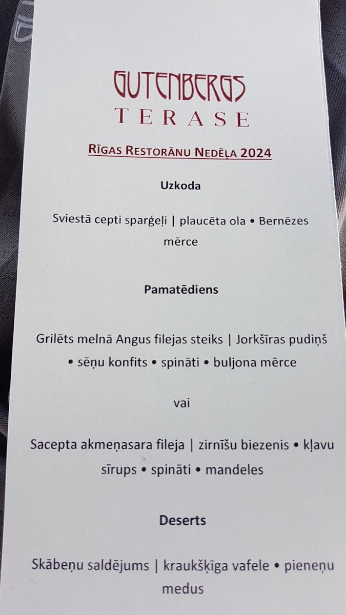 Menu Gutenbergs Restaurant-5