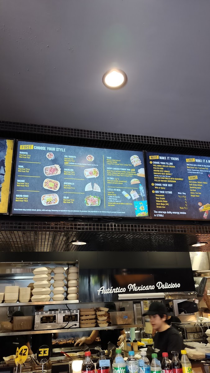 Menu Guzman Y Gomez - Canberra Centre-4