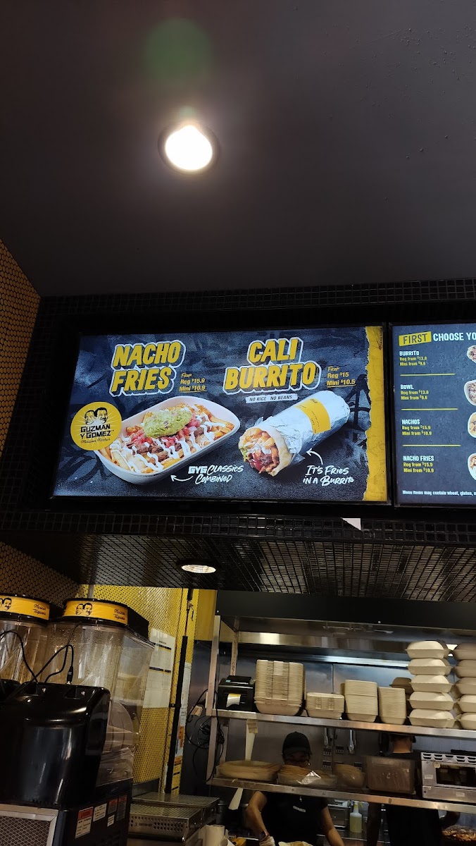 Menu Guzman Y Gomez - Canberra Centre-5