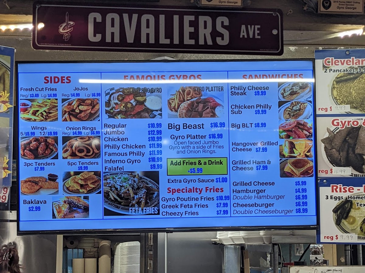 Menu Gyro George - Parma-4