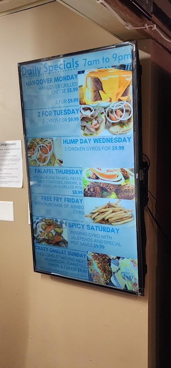 Menu Gyro George - Parma-5
