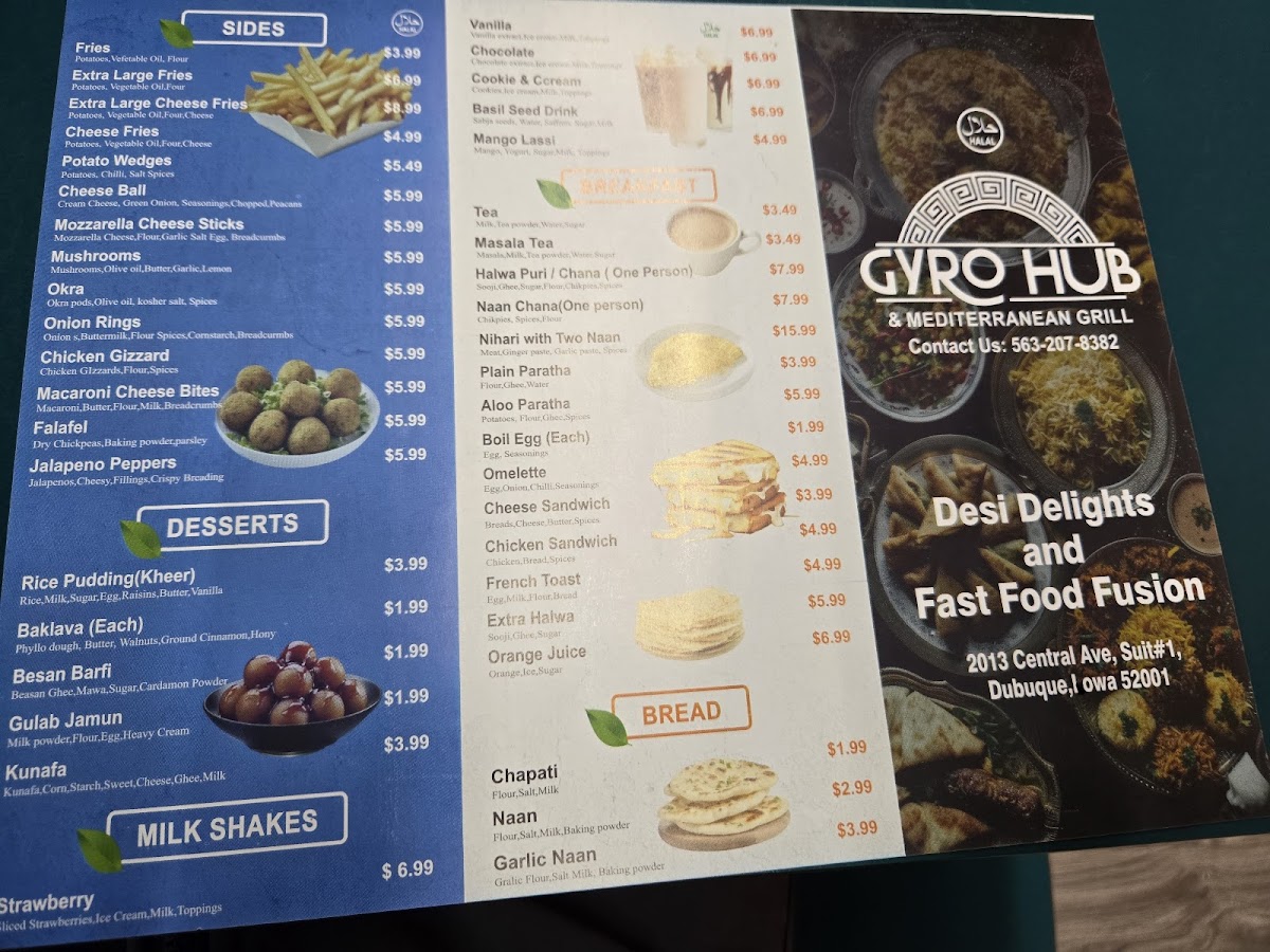 Menu Gyro Hub & Mediterranean Grill-8
