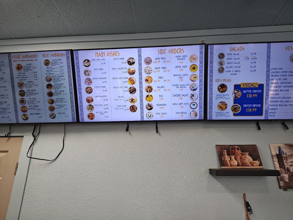 Menu Gyro Star-10
