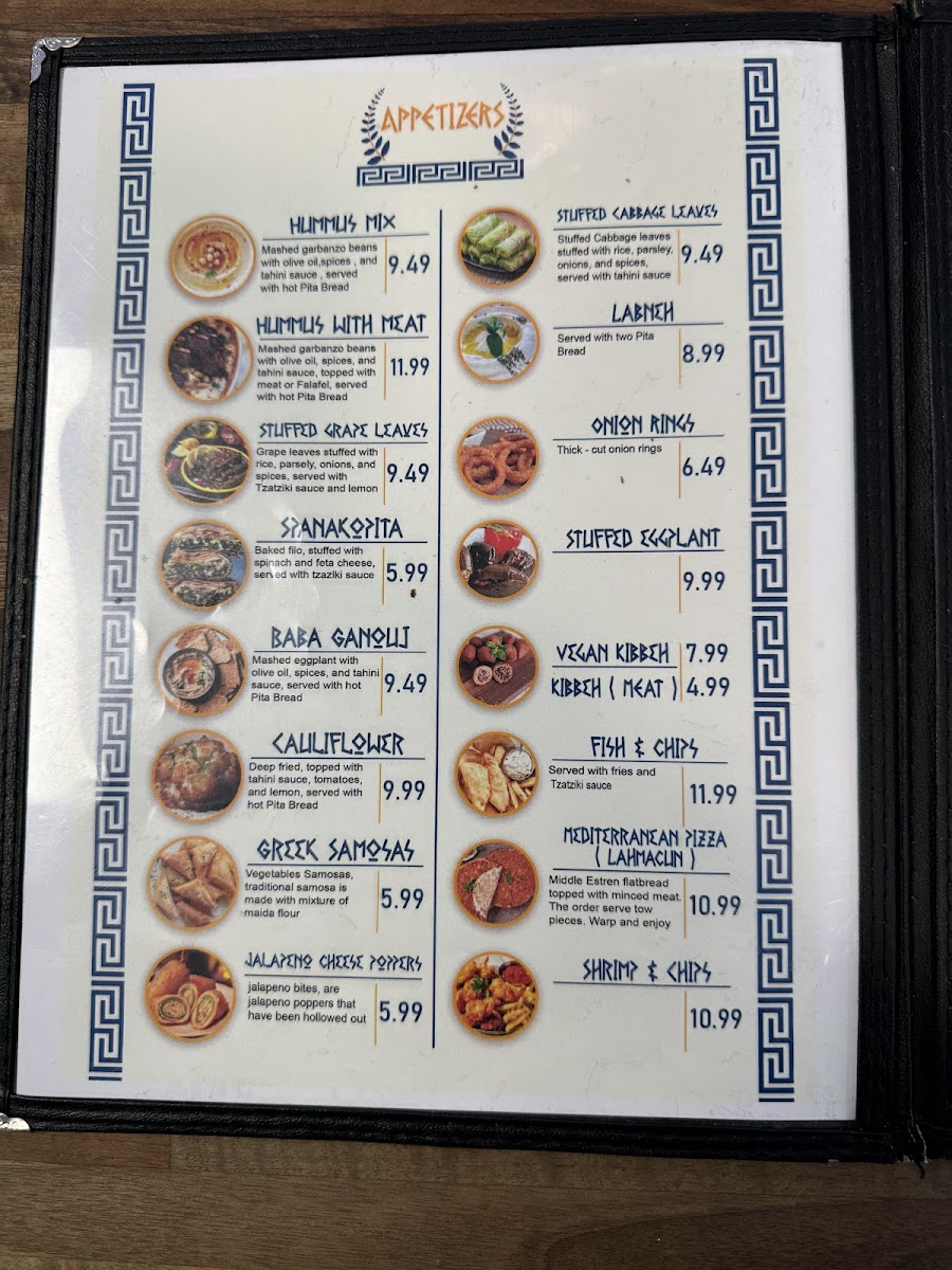 Menu Gyro Star-3