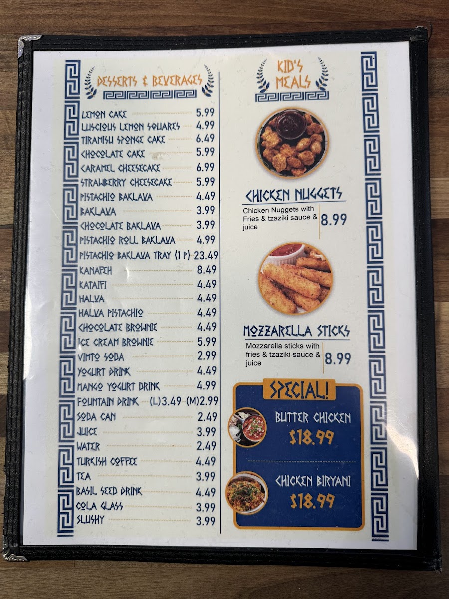 Menu Gyro Star-6