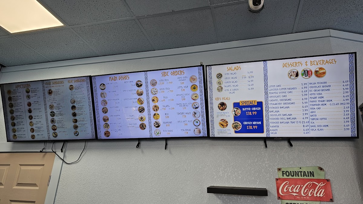 Menu Gyro Star-9
