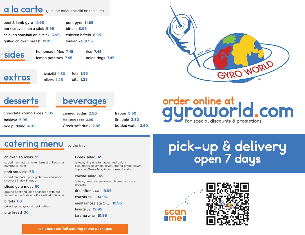 Menu Gyro World Flushing-4