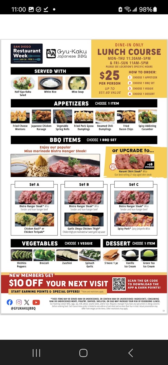 Menu Gyu-Kaku Japanese Bbq-8