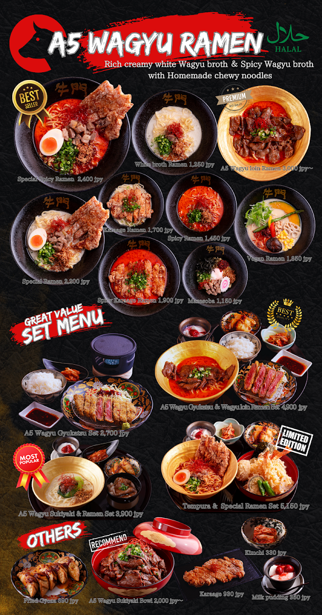 Menu Gyumon Halal Ramen Asakusa-4