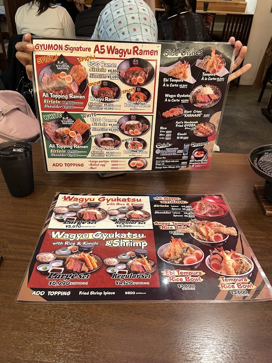 Menu Gyumon Halal Ramen Asakusa-5