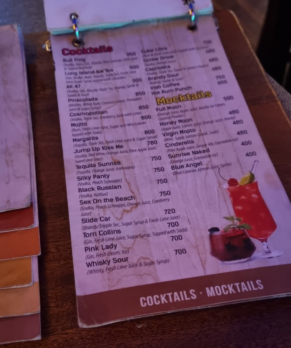 Menu H2O Cafe And Pub Thamel-6