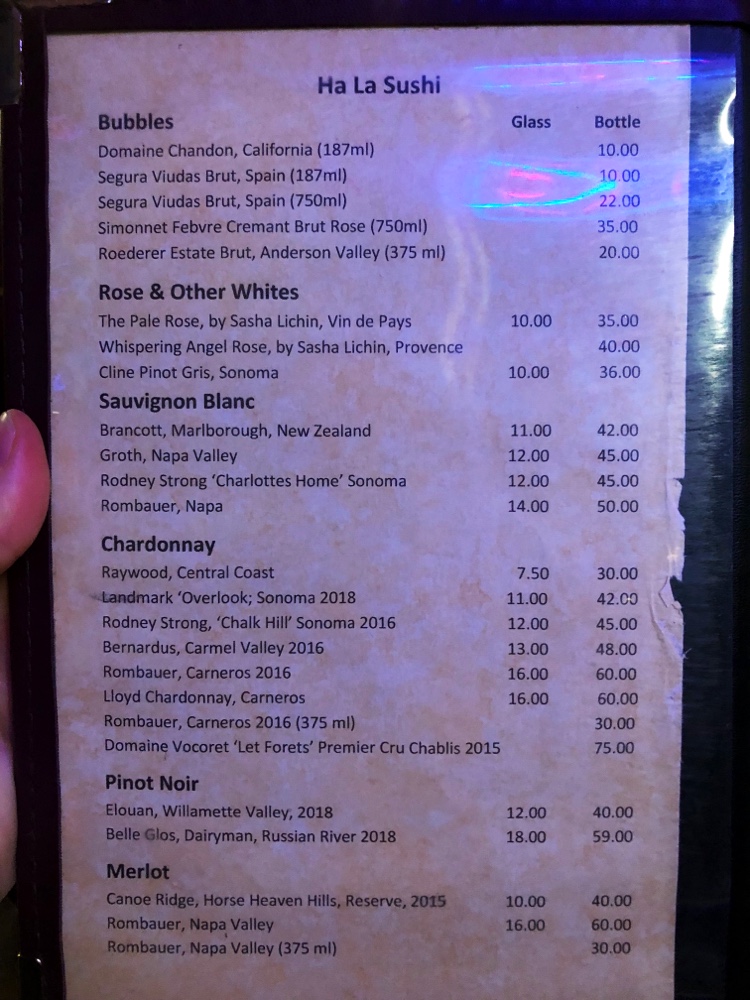 Menu Ha-La Sushi-1