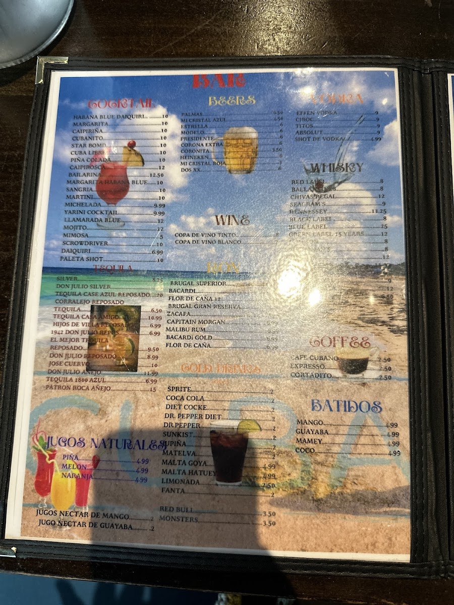 Menu Habana Blue Bar - Restaurant-3