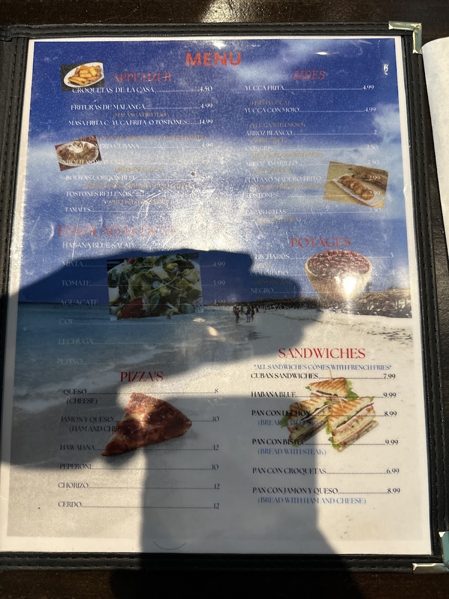 Menu Habana Blue Bar - Restaurant-5