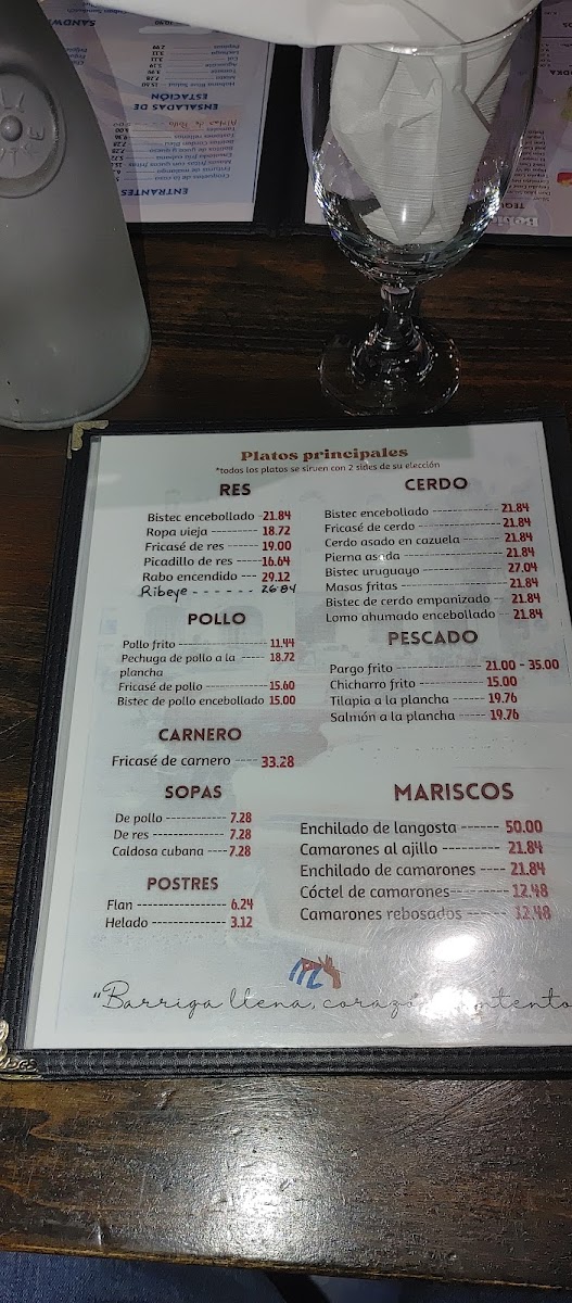 Menu Habana Blue Bar - Restaurant-6