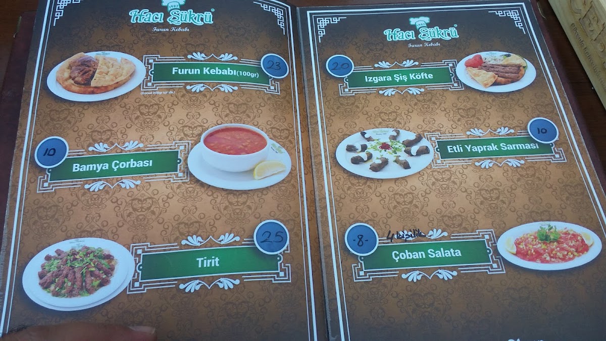 Menu Hacı Sukru Meram-5