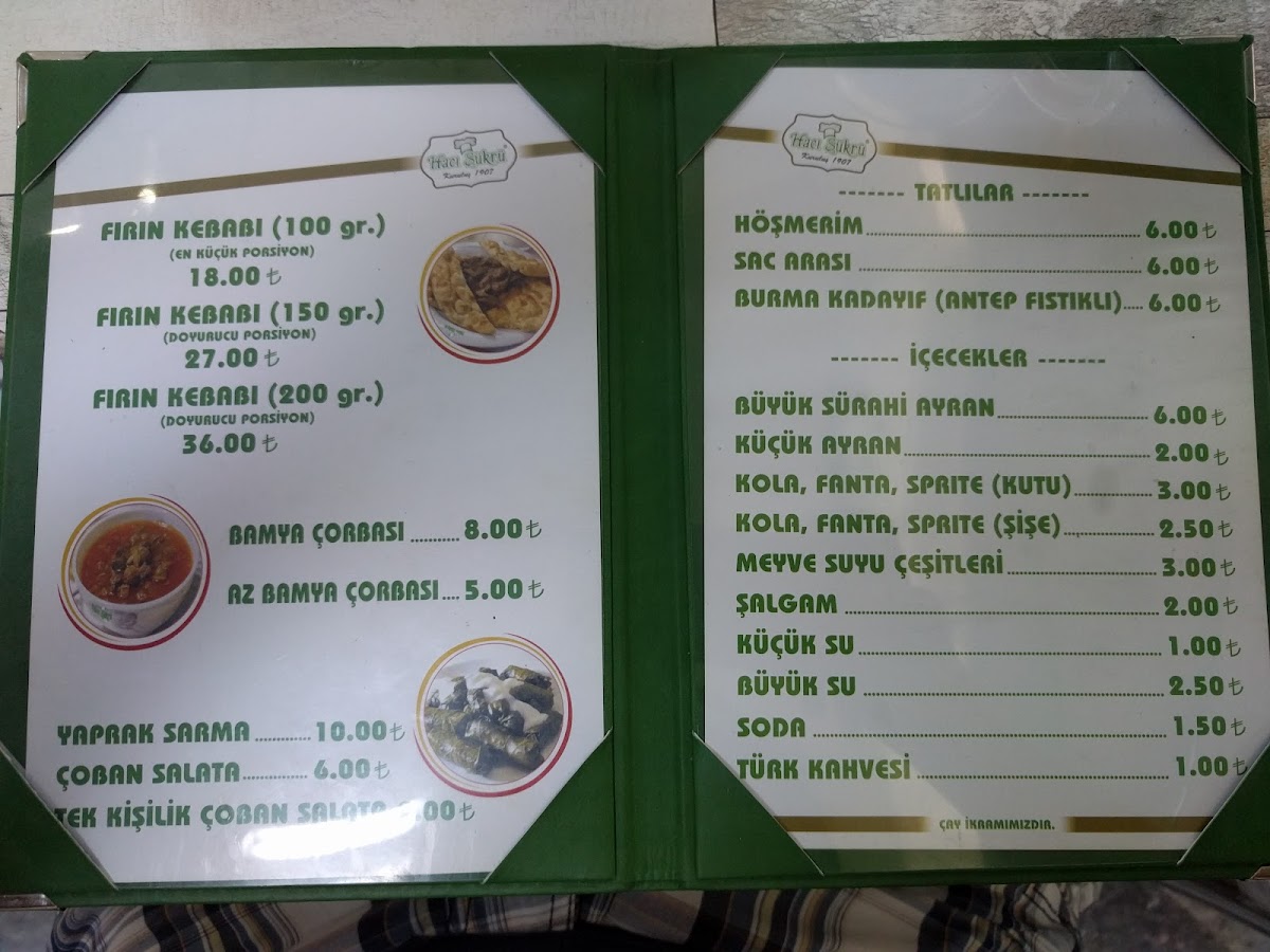 Menu Hacı Sukru Meram-8