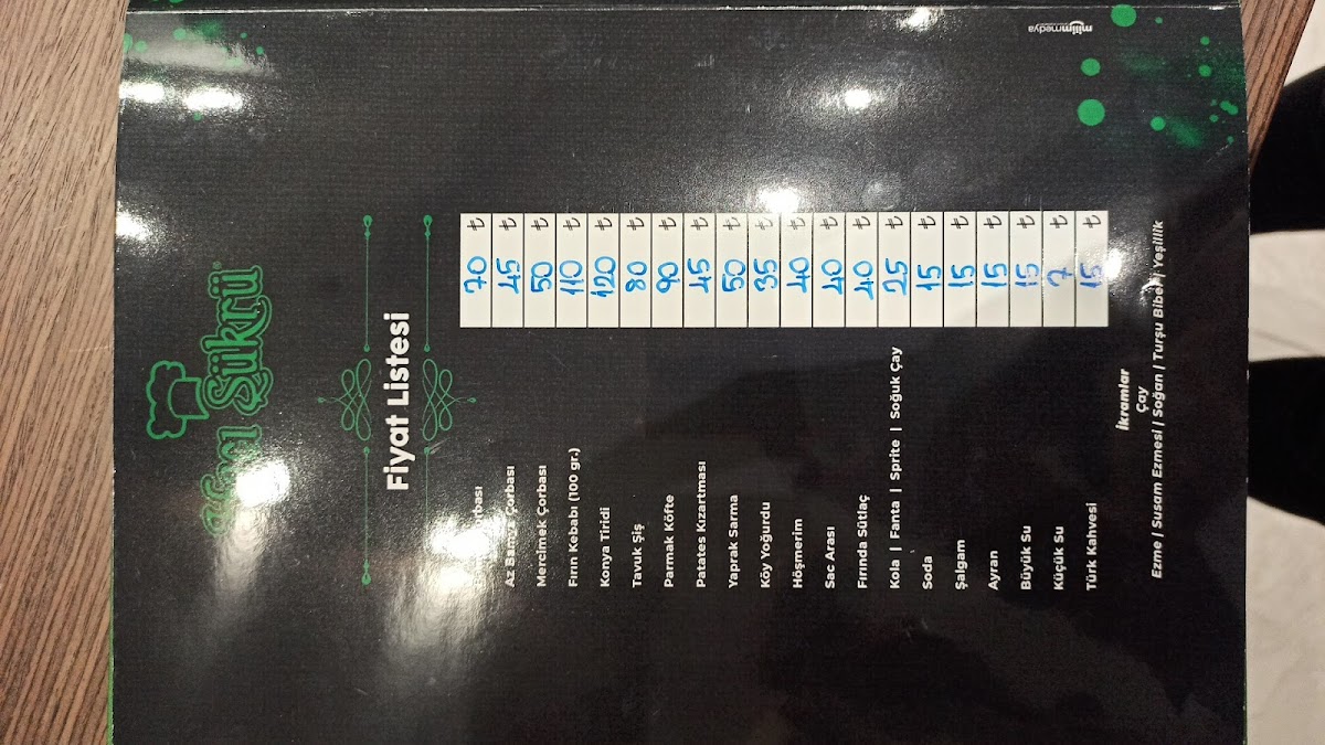 Menu Hacı Sukru Meram-9