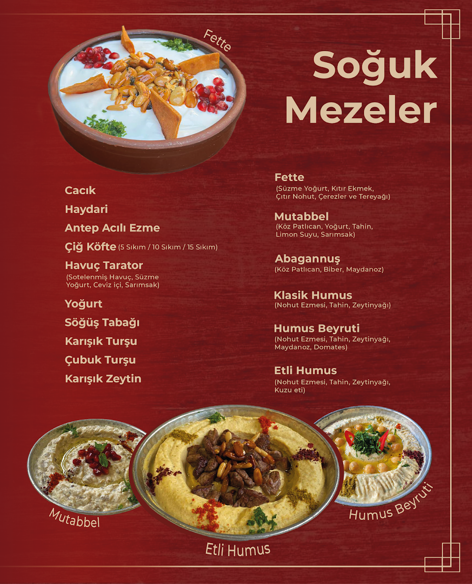 Menu Hacıbaşar - Kebap Katmer Şişli-10