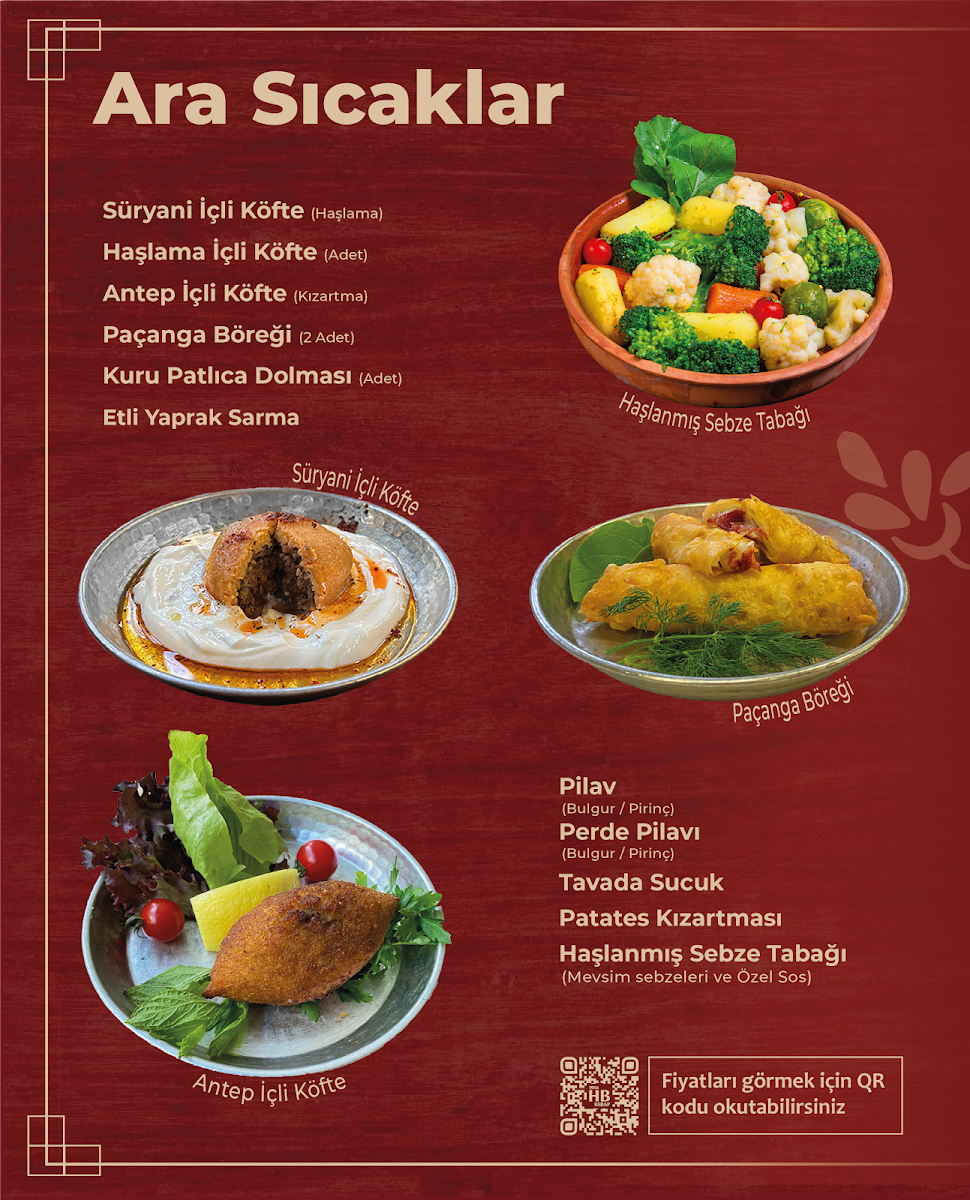 Menu Hacıbaşar - Kebap Katmer Şişli-9